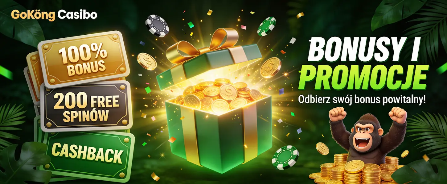 GoKong Casino oferuje atrakcyjne bonusy i promocje, w tym bonus powitalny, darmowe spiny i cashback.