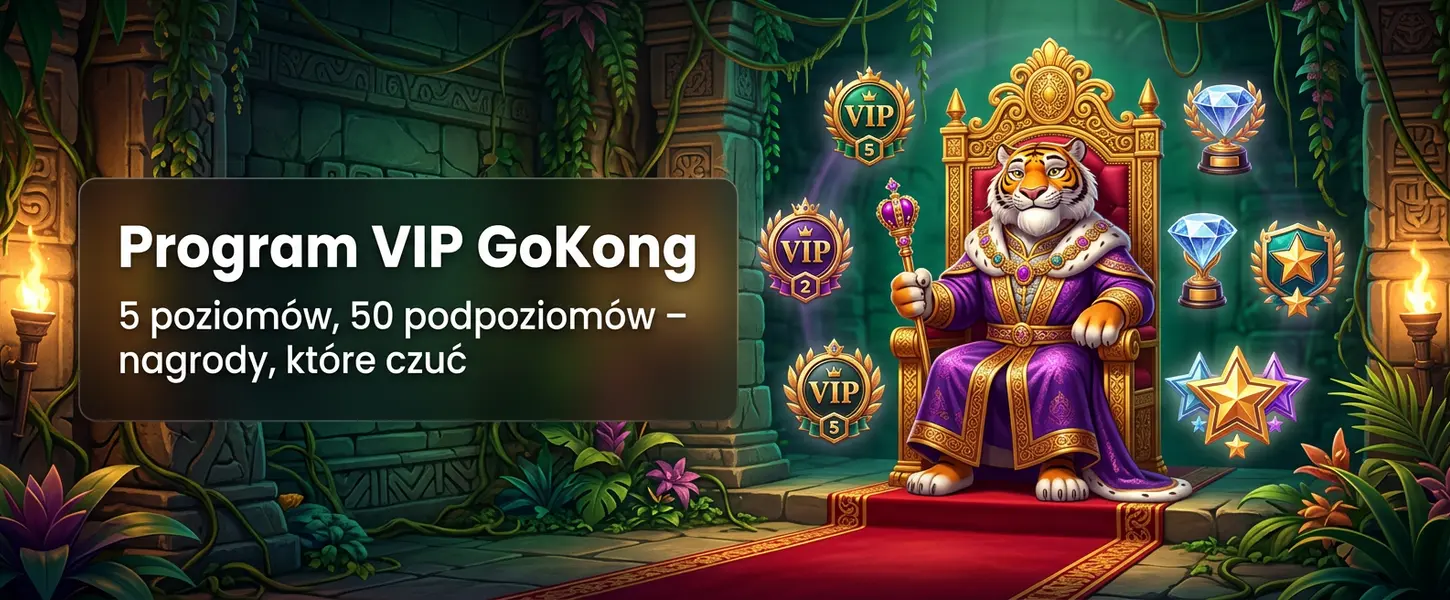 Program VIP GoKong – 5 poziomów i nagrody dla graczy